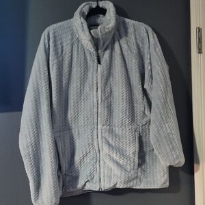 Columbia Beech Forest Full Zip Fleece - Light Blue XL